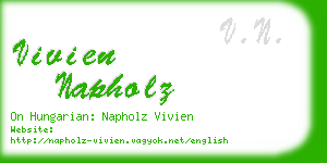 vivien napholz business card